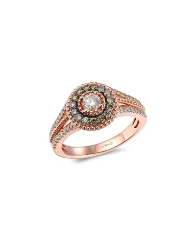 Le Vian ® Chocolate Solitaire 14k Rose Gold 0.73 Ct. Tw. Diamond Ring In Pink
