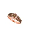Le Vian ® Chocolate Solitaire 14k Rose Gold 1.11 Ct. Tw. Diamond Ring In Gold