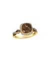 Le Vian ® Chocolate Twist 14k 2.35 Ct. Tw. Diamond & Smoky Quartz Ring