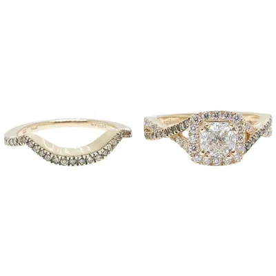 Pre-owned Le Vian Chocolate Vanilla Cushion Diamond Engagement Ring 14k Rose Gold 1.83 Tcw In Red
