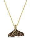 Le Vian Ladies Sea Life Necklaces Set In 14k Honey Gold