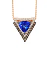 Le Vian ® Chocolatier 14k Rose Gold 1.31 Ct. Tw. Diamond & Tanzanite Necklace