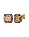 Le Vian Chocolatier 14k Rose Gold 1.78 Ct. Tw. Diamond & Morganite Earrings