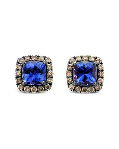 Le Vian ® Chocolatier 14k Rose Gold 2.30 Ct. Tw. Diamond & Tanzanite Earrings
