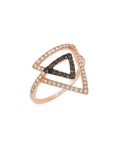 LE VIAN LE VIAN® CHOCOLATIER 14K STRAWBERRY GOLD 0.44 CT. TW. DIAMOND RING