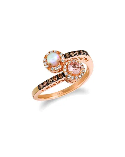 Le Vian ® Chocolatier 14k Strawberry Gold 0.46 Ct. Tw. Diamond & Morganite Ring