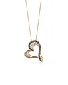 Le Vian Chocolatier 14k Strawberry Gold 0.46 Ct. Tw. Diamond Pendant Necklace
