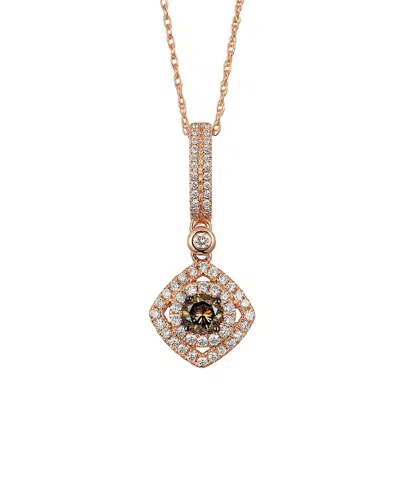 Le Vian Chocolatier 14k Strawberry Gold 0.51 Ct. Tw. Diamond Pendant Necklace