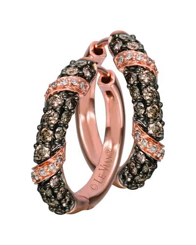 Le Vian Chocolatier 14k Strawberry Gold 1.03 Ct. Tw. Diamond Earrings