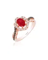 Le Vian Chocolatier 14k Strawberry Gold 1.11 Ct. Tw. Diamond & Ruby Ring
