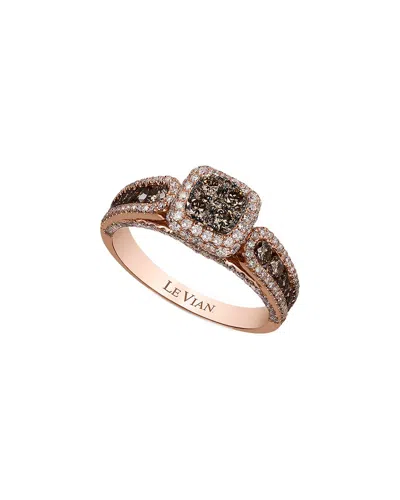 LE VIAN LE VIAN® CHOCOLATIER 14K STRAWBERRY GOLD 1.41 CT. TW. DIAMOND RING
