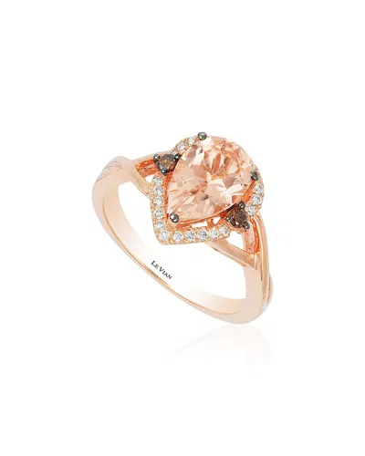 Le Vian Chocolatier 14k Strawberry Gold 1.55 Ct. Tw. Diamond & Morganite Ring