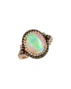 Le Vian ® Chocolatier 14k Strawberry Gold 2.29 Ct. Tw. Diamond & Opal Ring