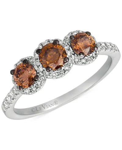Le Vian Chocolatier Ring Chocolate Diamonds In White
