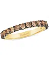 Le Vian Chocolatier Chocolate Diamond Band (1 Ct. T.w) In 14k Gold In Yellow Gold