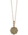 Le Vian Chocolatier Chocolate Diamonds (5/8 Ct. T.w.) & Vanilla Diamonds (1/6 Ct. T.w.) 18" Pendant Necklace