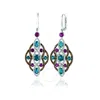 Le Vian Chocolatier Earrings Deep Sea Blue Topaz In Blue