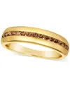 Le Vian Chocolatier Men's Chocolate Diamond Band (1/2 Ct. T.w.) In 14k Gold In Gold