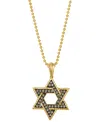 Le Vian Chocolatier Men's Chocolate Diamond Star Of David 24" Pendant Necklace (1/2 Ct. T.w.) In 14k Gold In Yellow Gold