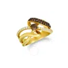 Le Vian Chocolatier Ring Chocolate Diamonds In Pink