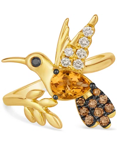 Le Vian Cinnamon Citrine (1/2 Ct. T.w.), Nude Diamonds (1/6 Ct. T.w.), Chocolate Diamonds (1/6 Ct. T.w.) & B In No Color