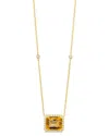 Le Vian ® Cinnamon Citrine® 14k 4.06 Ct. Tw. Diamond & Citrine Adjustable Necklace
