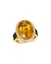 Le Vian ® Cinnamon Citrine® 14k 8.41 Ct. Tw. Diamond & Citrine Ring In Gold
