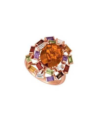 Le Vian ® Cinnamon Citrine® 14k Rose Gold 5.84 Ct. Tw. Citrine Cocktail Ring