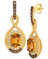 Le Vian Cinnamon Citrine (3-1/2 Ct. T.w.), Nude Diamonds (5/8 Ct. T.w.) & Chocolate Diamonds (1/2 Ct. T.w.) In No Color