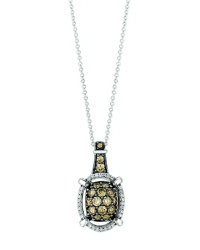 Le Vian ® Clusters And Composites 14k 0.85 Ct. Tw. Diamond Pendant In Metallic
