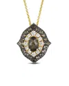 Le Vian ® Color On Color 14k 0.93 Ct. Tw. Diamond & Quartz Pendant