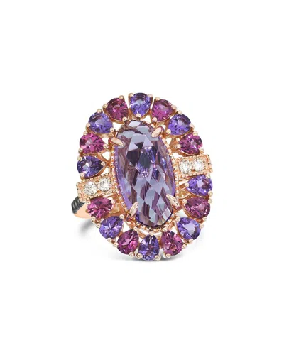 Le Vian ® Color On Color 14k Rose Gold 7.05 Ct. Tw. Diamond & Gemstone Cocktail Ring