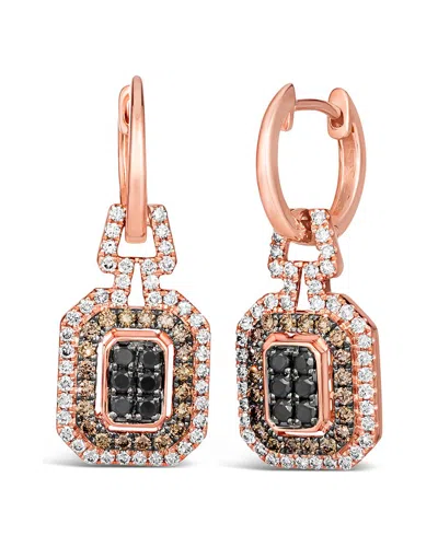 Le Vian ® Composite 14k Rose Gold 1.40 Ct. Tw. Diamond Dangle Earrings In White