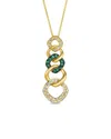 Le Vian ® Costa Smeralda Emeralds™ 14k 0.65 Ct. Tw. Diamond & Emerald Pendant In Gold
