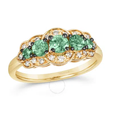 Le Vian Costa Smeralda Emeralds Ring Set In 14k Honey Gold In Green