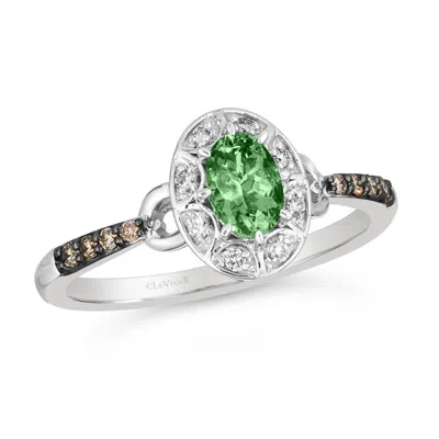 Le Vian Costa Smeralda Emeralds Ring Set In 14k Vanilla Gold In Green