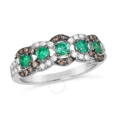 Le Vian Costa Smeralda Emeralds Ring Set In 14k Vanilla Gold In Metallic