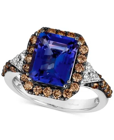 Le Vian Couture Blueberry Tanzanite (3 Ct. T.w.), Chocolate Diamonds (5/8 Ct. T.w.) & Nude Diamonds (1/10 Ct In No Color