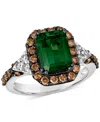 Le Vian Couture Costa Smeralda Emeralds (2-3/8 Ct. T.w.), Chocolate Diamonds (5/8 Ct. T.w.) & Nude Diamonds In No Color