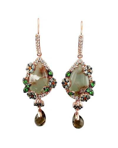 Le Vian ® Crazy Collection 14k Rose Gold 8.47 Ct. Tw. Gemstone Earrings In Metallic