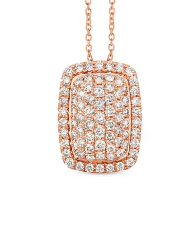 Le Vian Creme Brulee 14k Strawberry Gold 1.08 Ct. Tw. Diamond Pendant Necklace
