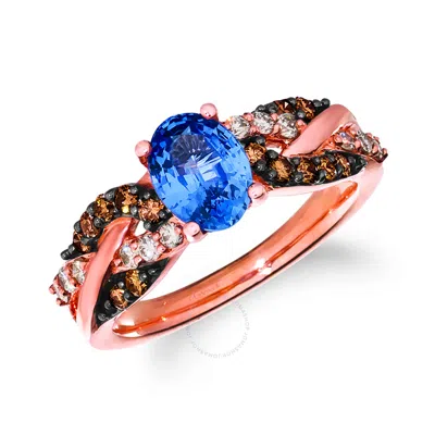 Le Vian Creme Brulee Ring Cornflower Ceylon Sapphire In Pink