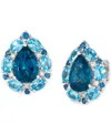 Le Vian Deep Sea Blue Topaz (2-2/5 Ct. T.w.), Blue Topaz (2-3/20 Ct. T.w.), Blueberry Sapphire (1/5 Ct. T.w. In Blue