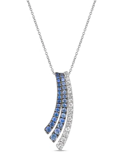 Le Vian ® Denim Ombré® 14k 0.76 Ct. Tw. Sapphire Pendant In Blue
