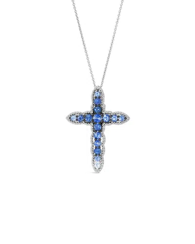 LE VIAN LE VIAN® DENIM OMBRÉ® 14K 1.16 CT. TW. SAPPHIRE OMBRE PENDANT