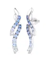Le Vian ® Denim Ombré® 14k 2.23 Ct. Tw. Sapphire Ombre Earrings In Metallic