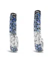 Le Vian 14k W/g Earr 1.40 Ws, Si |e,e| In Blue