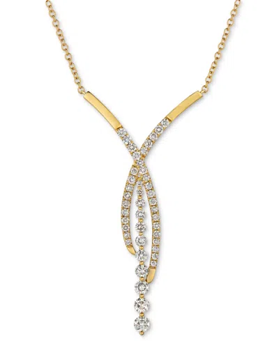 Le Vian Diamond Fancy 18" Statement Necklace (1-5/8 Ct. T.w.) In 14k Rose Gold (also Available In Yellow Gol In Yellow Gold