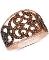 Le Vian Diamond Filigree Ring (1-1/20 Ct. T.w.) In 14k Rose Gold