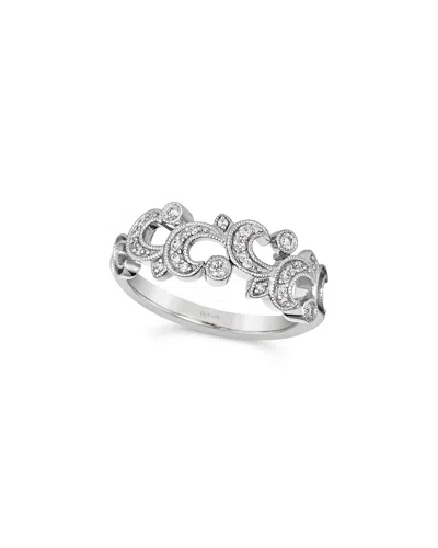 Le Vian ® Distinction Platinum 0.17 Ct. Tw. Diamond Cocktail Ring In Silver